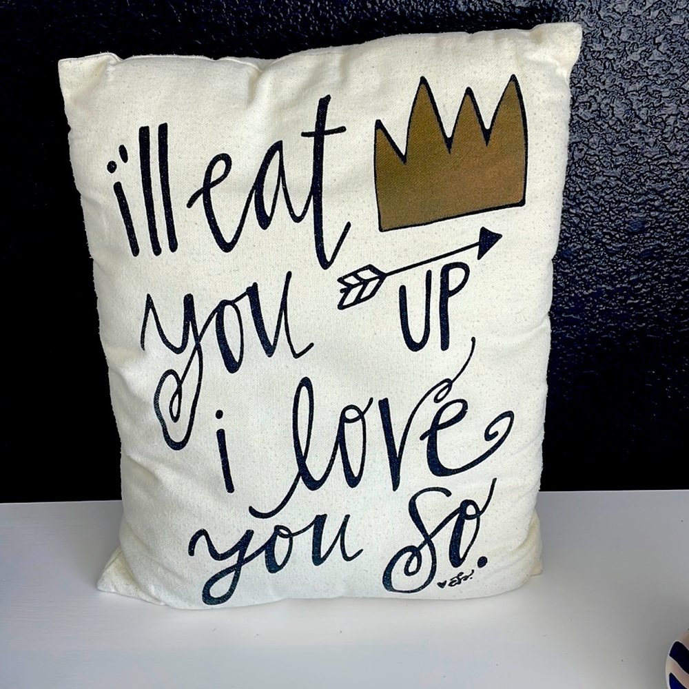 Where the Wild Things Are themed pillow